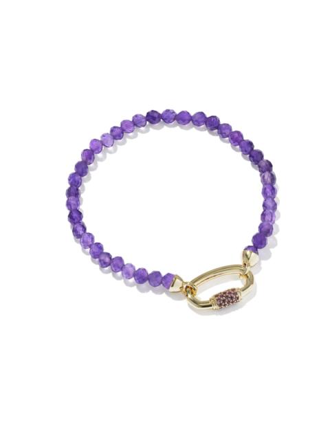 KENDRA SCOTT Emery Gold Beaded Stretch Bracelet