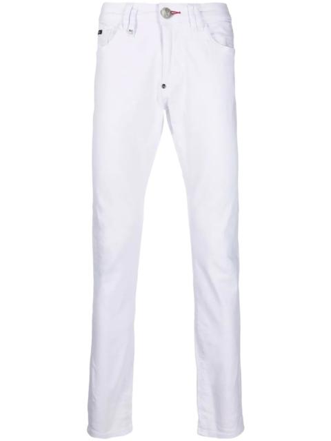 PHILIPP PLEIN logo slim-fit jeans