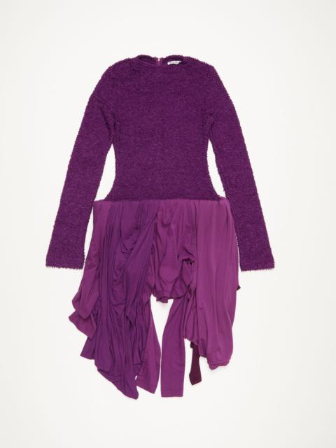 Acne Studios Layered dress - Bright purple