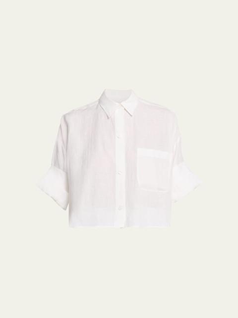 TWP Next Ex Cropped Shirt