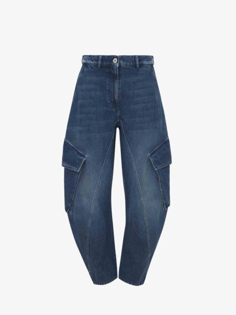TWISTED CARGO JEANS