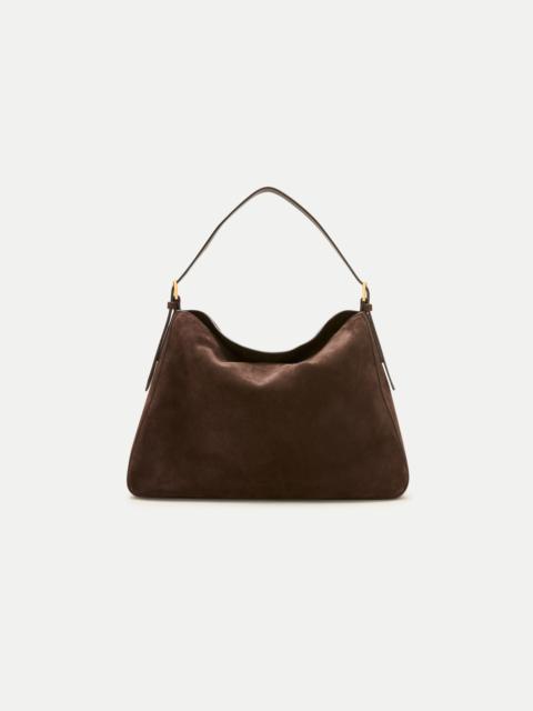 J.CREW Berkeley large shoulder bag in suede