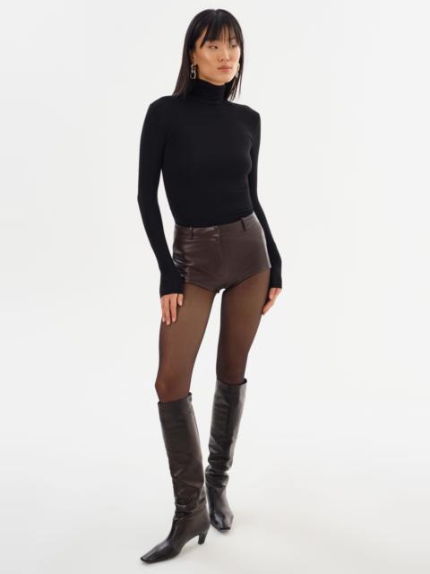 LAMARQUE ANNAISE | Leather Hot Shorts