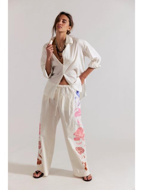 FREE PEOPLE Hudson Canyon Side Printed Pull-On Pants