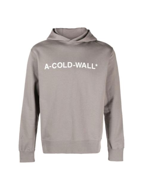 Essential logo-print hoodie