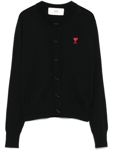 AMI Paris Ami de Coeur-motif cardigan