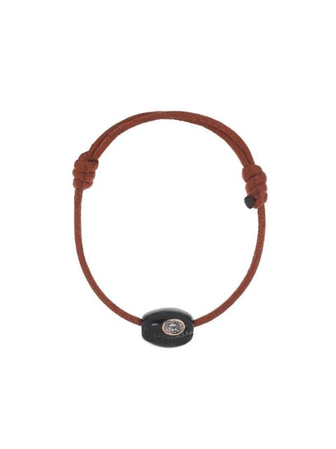 DEZSO Onyx Petite Brown Cowry Bracelet