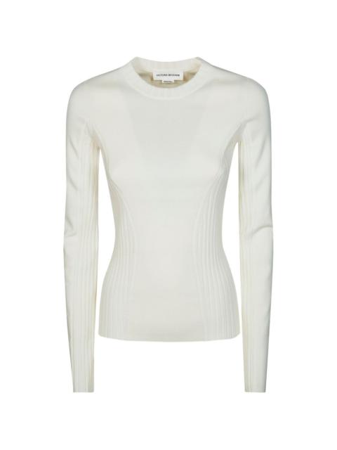 Victoria Beckham long-sleeve ribbed T-shirt