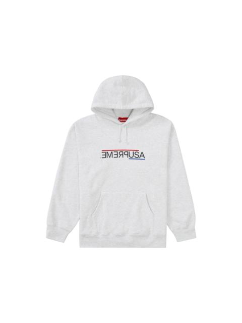 Supreme Supreme USA Hooded Sweatshirt Ash Grey