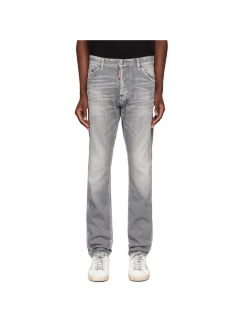 DSQUARED2 Gray Cool Guy jeans