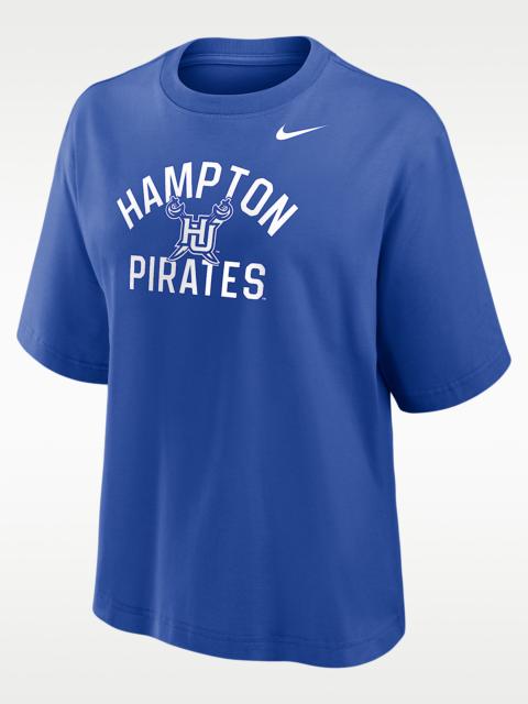 Nike Nike College (Hampton University) Women's Boxy T-Shirt