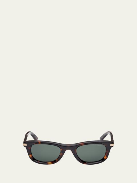 ZEGNA Men's Acetate Square Sunglasses