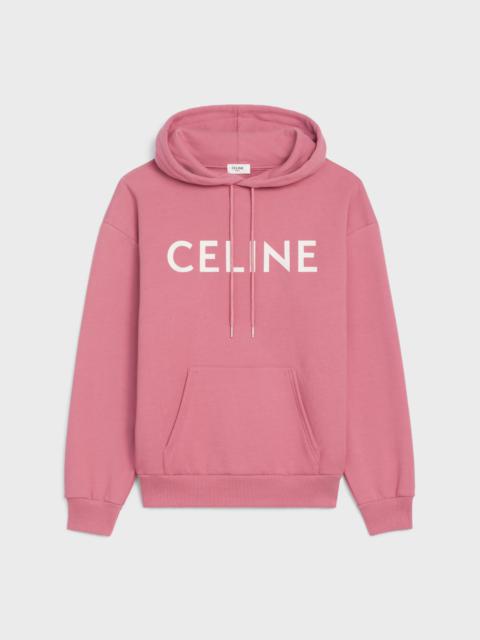 CELINE CELINE HOODIE IN COTTON FLEECE