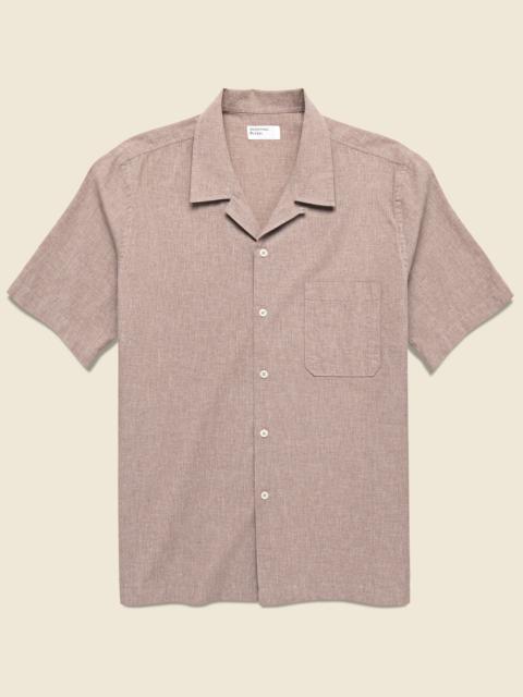 Universal Works Sido Linen Road Shirt - Brown