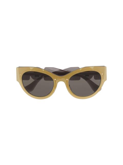 VERSACE Medusa-plaque cat eye-frame sunglasses