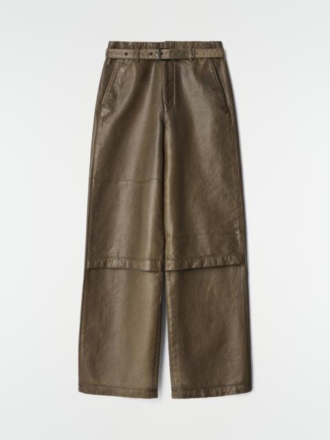 Lemaire WORK PANTS IN COATED BROKEN TWILL