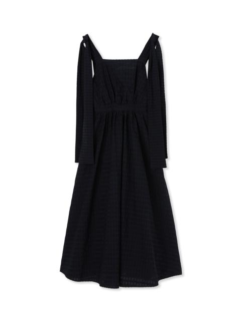 MSGM Poplin seersucker sleeveless dress