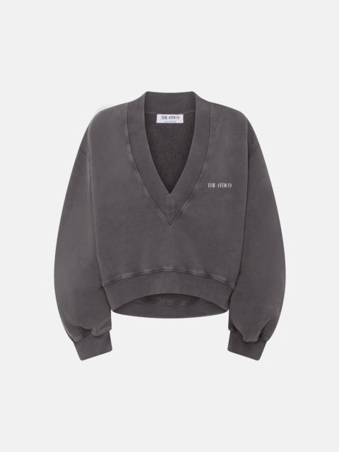 THE ATTICO FADED BLACK SWEATSHIRT