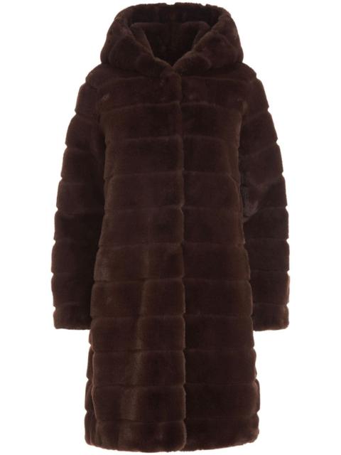 APPARIS faux-fur hooded coat