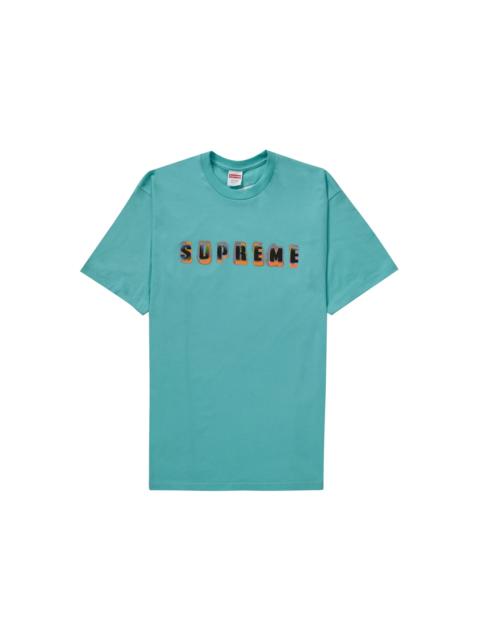 Supreme Supreme Stencil Tee Teal
