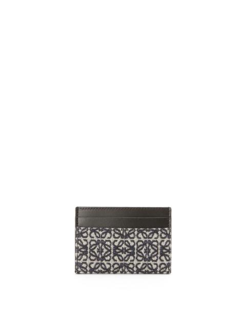 Loewe Plain cardholder in jacquard and calfskin