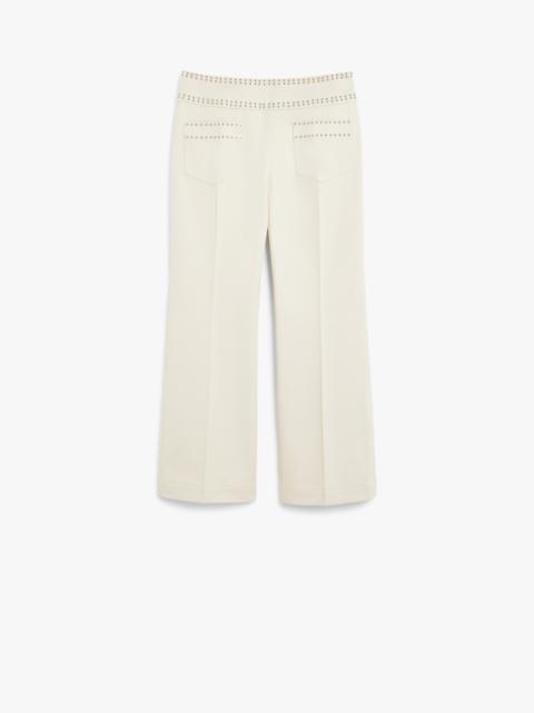 WEEKEND Max Mara ASTRALE1234 Flared stretch cotton trousers