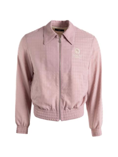 AMIRI logo-appliqué bomber jacket