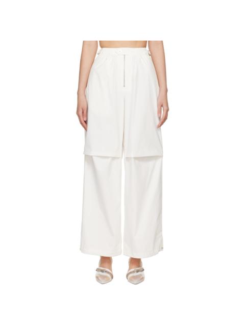 Dion Lee Off-White Flight Trousers