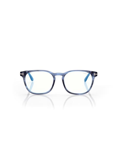 TOM FORD BLUE BLOCK ROUND OPTICALS