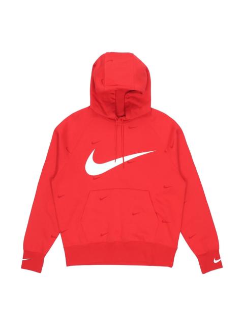 Nike Nike Athleisure Casual Sports hooded Fleece Lined Red DA0111-657
