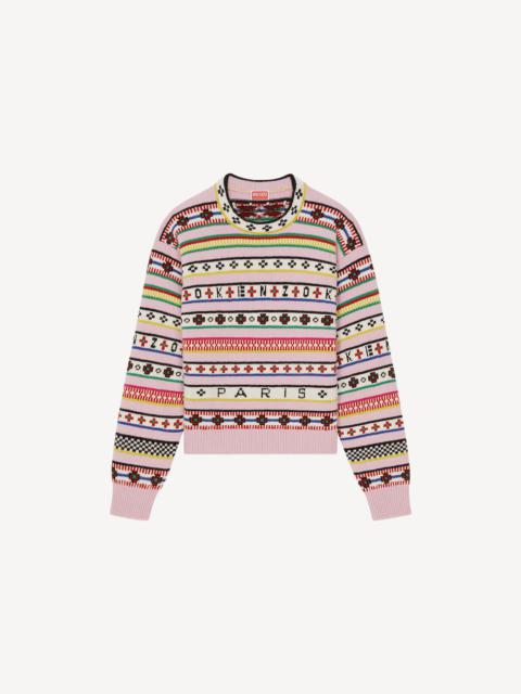 'Fair Isle' jacquard jumper