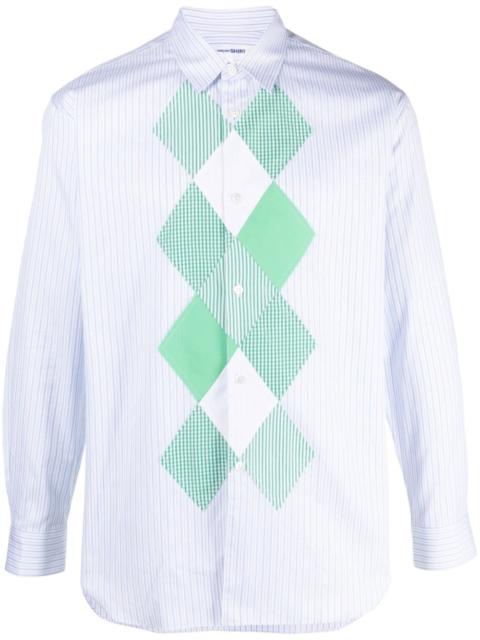 Comme des Garçons SHIRT striped cotton shirt