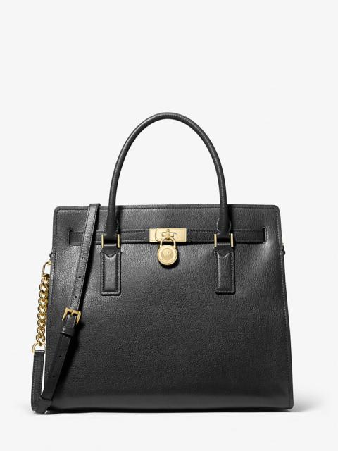 MICHAEL KORS Hamilton Moderne Large Leather Satchel