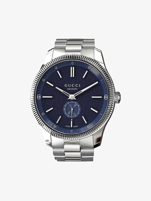 YA126389 G-Timeless Slim stainless-steel automatic watch