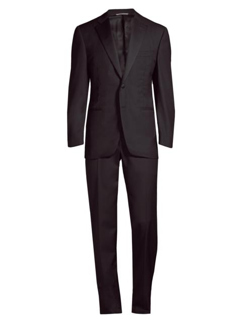 Canali Men's Notch Lapel Tuxedo - Black