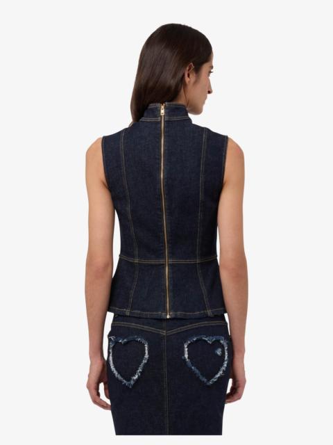 Moschino STRETCH DENIM TOP