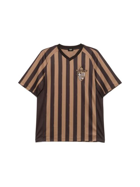 Tシャツ・カットソー FENDI FENDI CREST PEQUIN STRIPE T-SHIRT FENDI Fendi Men Fendi Crest Pequin Stripe T-Shirt | luosophy
