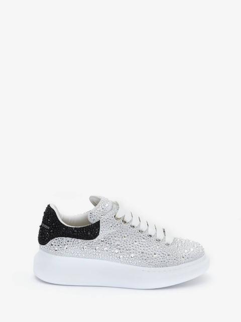 Alexander McQueen Crystal-Embellished Oversized Sneaker