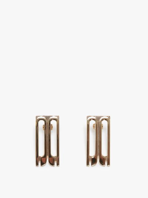 Victoria Beckham Exclusive Frame Stud Earrings In Gold
