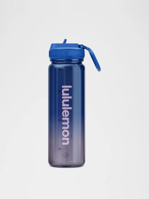 lululemon Back to Life Clear Bottle 24oz *Straw Lid