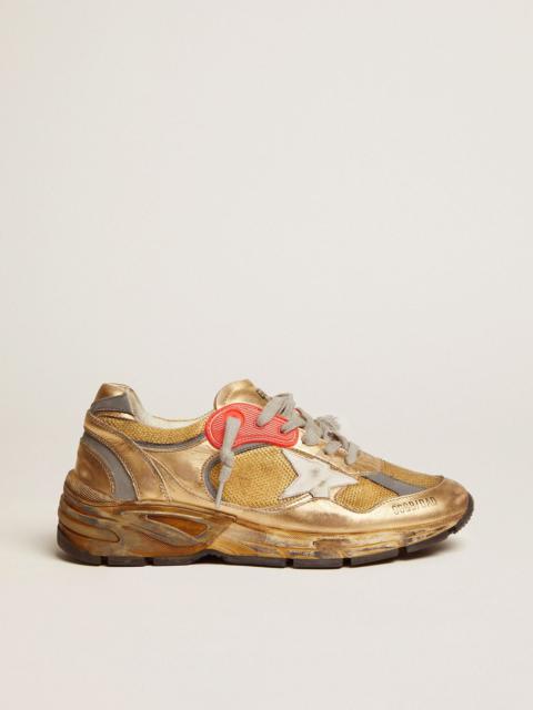 Women’s gold Dad-Star sneakers