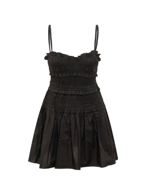 MICHAEL KORS smocked mini dress