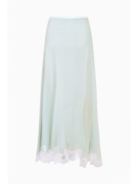 LoveShackFancy Sybel Silk Chiffon Maxi Skirt