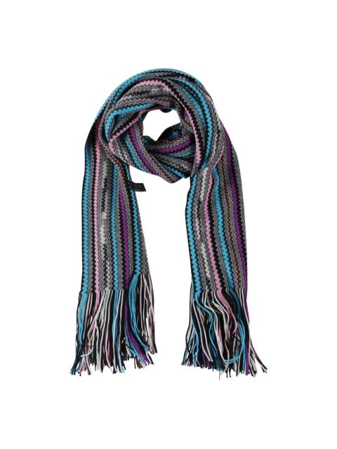 Missoni fringed zig-zag scarf