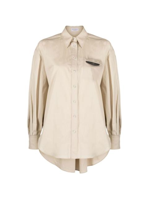 long-sleeve cotton shirt