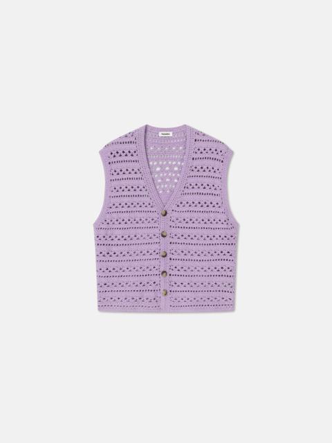Nanushka Sale Crochet-Knit Vest
