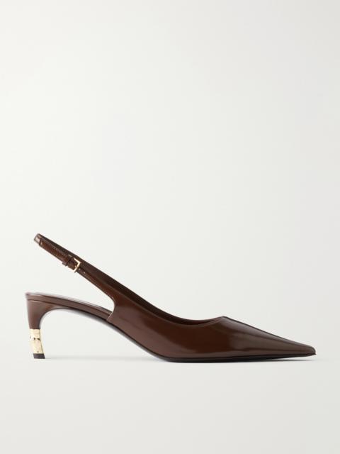 GUCCI Castello 60 Leather Pumps