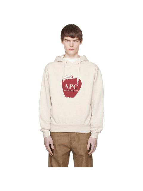 A.P.C. Beige Pomme Hoodie