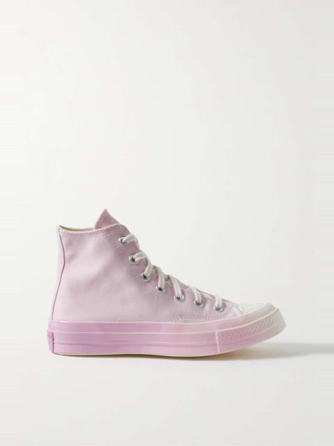 Converse Chuck 70 textured-leather high-top sneakers