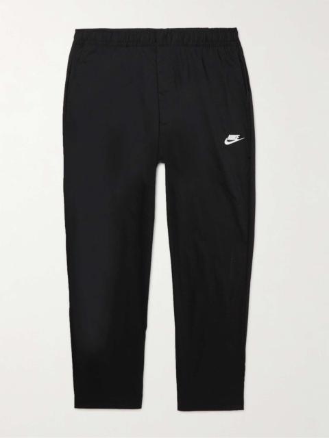 Nike Straight-Leg Logo-Embroidered Shell Trousers
